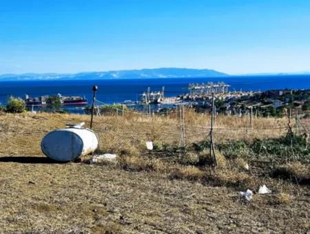 765 M2 Schnäppchengrundstück Mit Vollem Meerblick Zum Dringenden Verkauf In Tekirdag Barbarosta