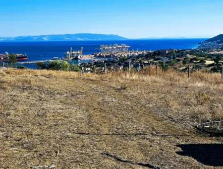 765 M2 Schnäppchengrundstück Mit Vollem Meerblick Zum Dringenden Verkauf In Tekirdag Barbarosta