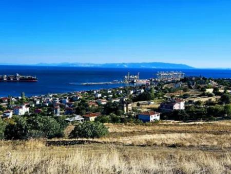 Opportunity Land Suitable For Making Your Detached House With Pool In Your Pregnant House For Urgent Sale In Tekirdag Barbarosta