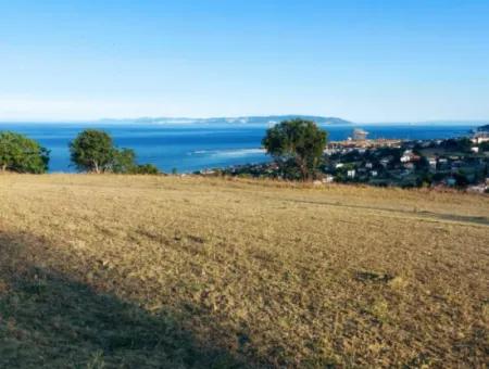 Coupon Land For Urgent Sale Suitable For Building Your Detached House With Wonderful Sea View In Tekirdag Barbarosta