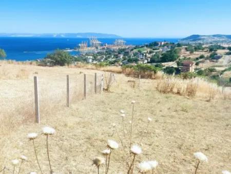 765 M2 Bargain Land With Full Sea View For Urgent Sale In Tekirdag Barbarosta