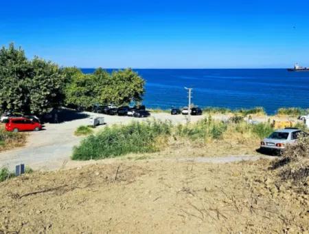 Coupon Land Suitable For Building Your Seafront Detached Villa In Tekirdag Barbarosta