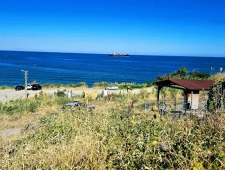 Coupon Land Suitable For Building Your Seafront Detached Villa In Tekirdag Barbarosta